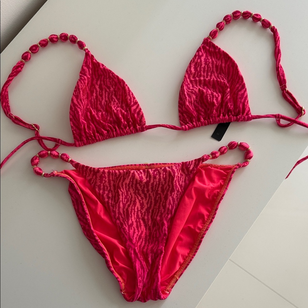Vix hot pink bikini set size M